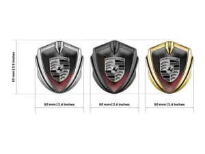 Porsche Emblemi Metal Custom Forza Disegno Adattabile
